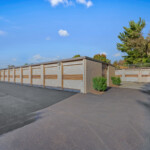 rows of drive-up storage units at Rent-a-Space on Patrick Road in Roanoke, VA